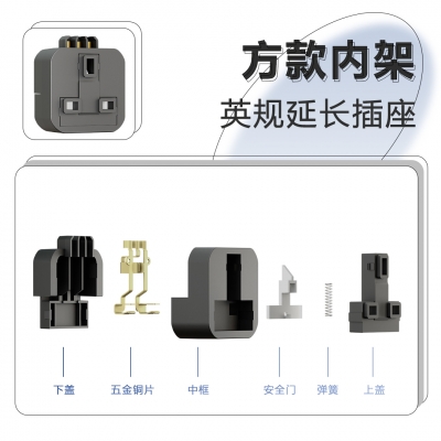 英式地拖内架【延长线插座内架】